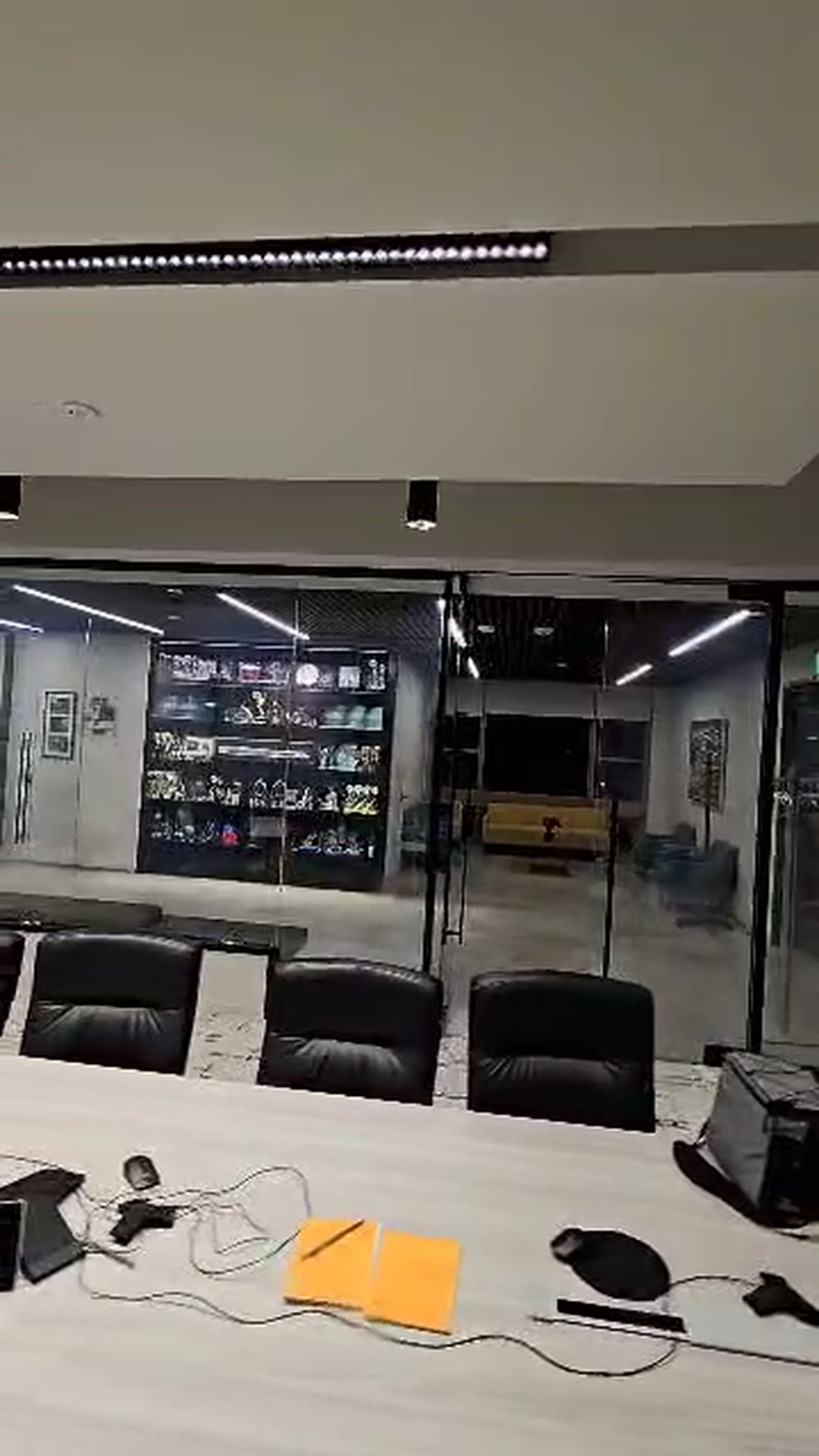 Boardroom Smart Glass Toggle — Calabasas Office