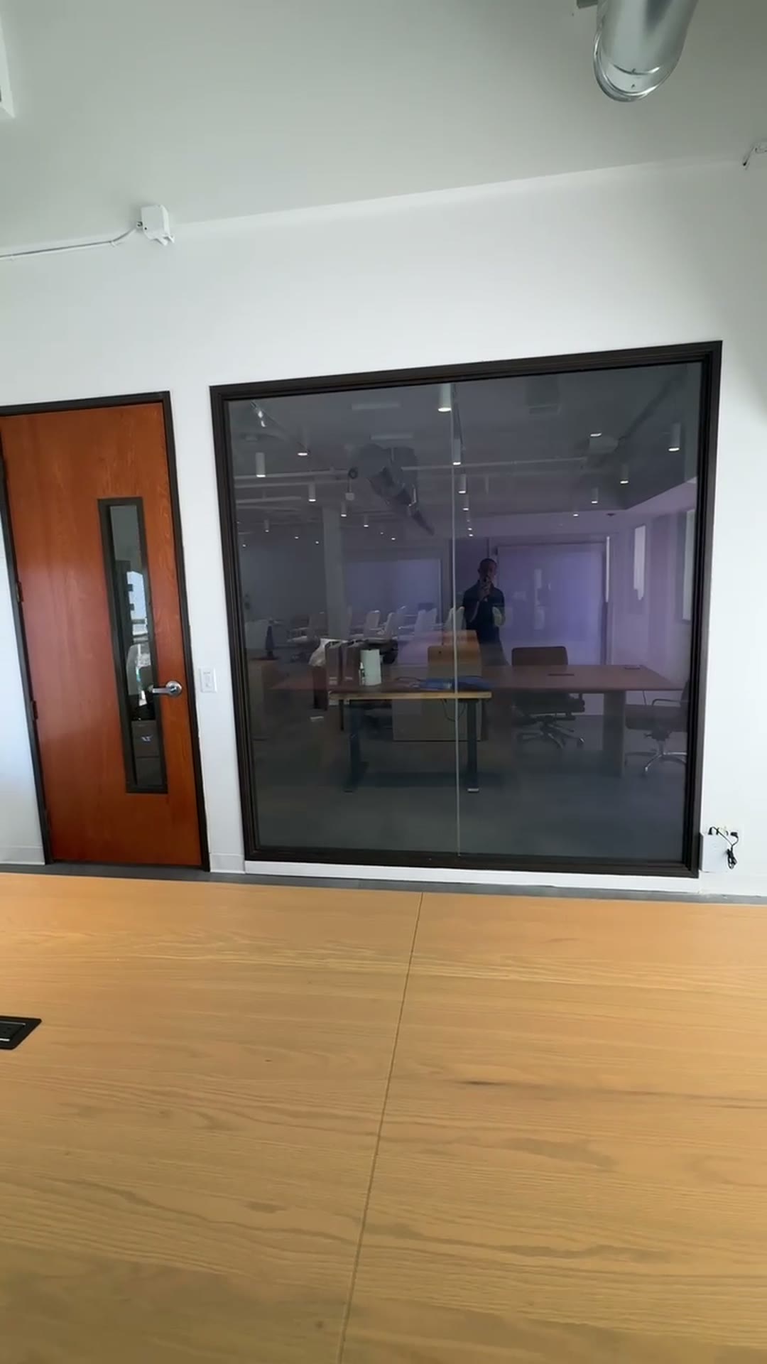 CEO Office Smart Glass Wall — Newport Beach