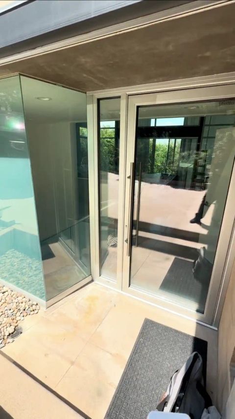 Smart glass front door installation in Pasadena CA